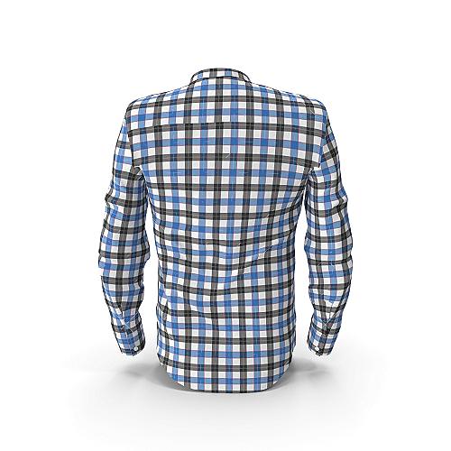 Blue & Black Check Shirt image #3