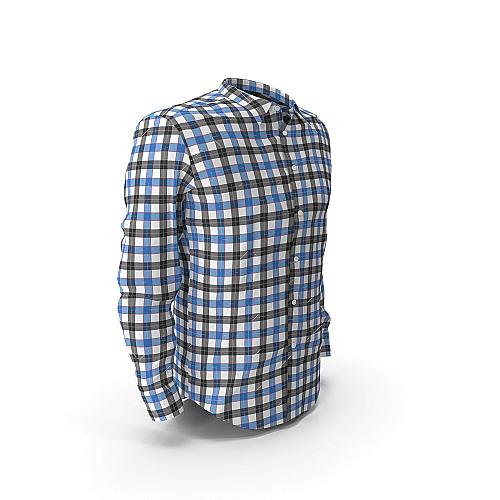 Blue & Black Check Shirt image #4