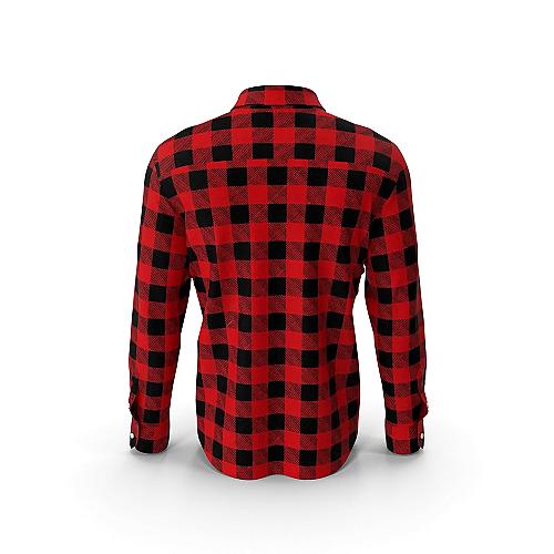 Man Plaid Shirt image #3