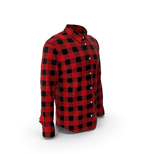 Man Plaid Shirt image #4