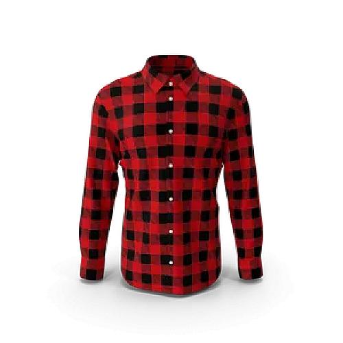 Man Plaid Shirt image #5