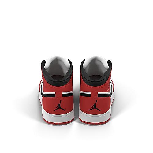 Nike Air Jordan 1 Red And Black image #3