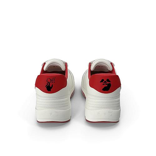 Sports Sneakers Off White & Red image #4