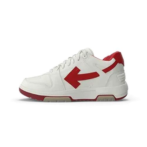 Sports Sneakers Off White & Red image #5