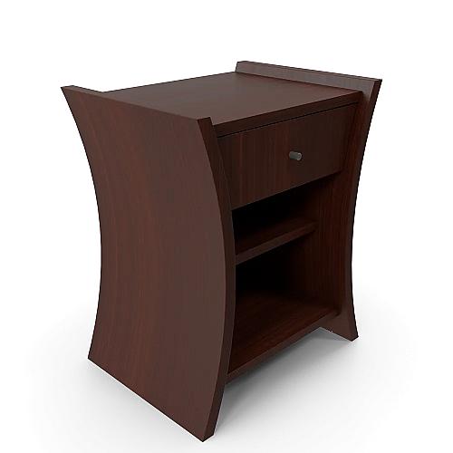 Bedside Table African Cherry image #2