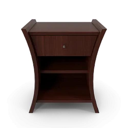 Bedside Table African Cherry image #4