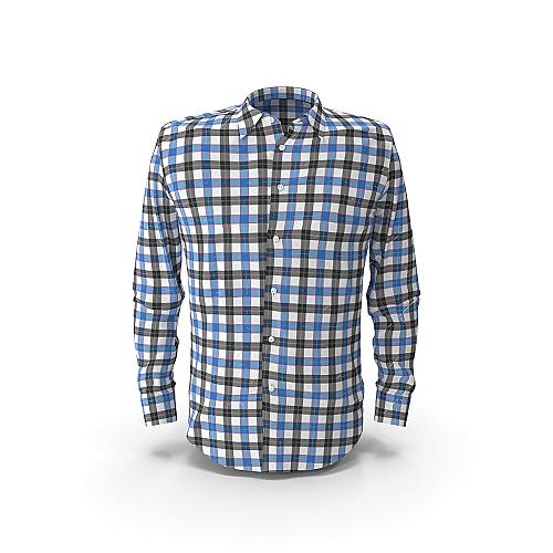 Blue & Black Check Shirt