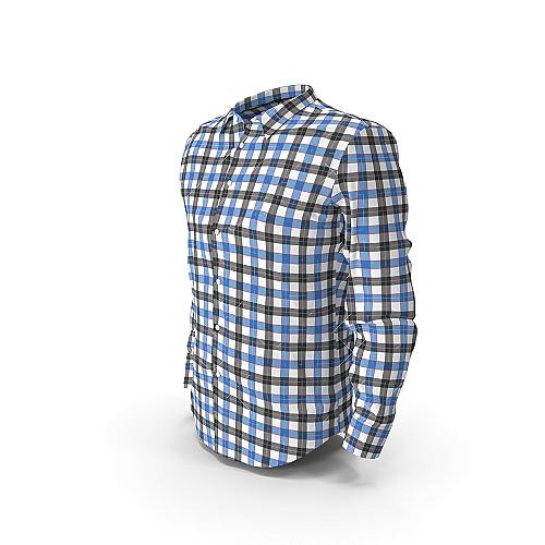 Blue & Black Check Shirt image #2